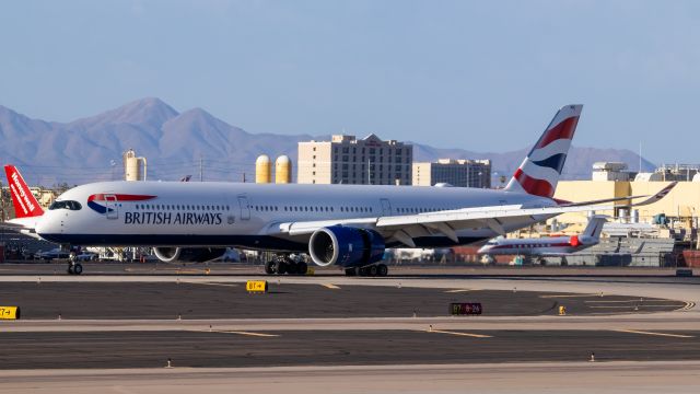 Airbus A350-1000 (G-XWBE) - British Airways A350-1000 landed at PHX on 8/1/22. Taken with a Canon 850D and Sigma 150-600mm Contemporary lens.