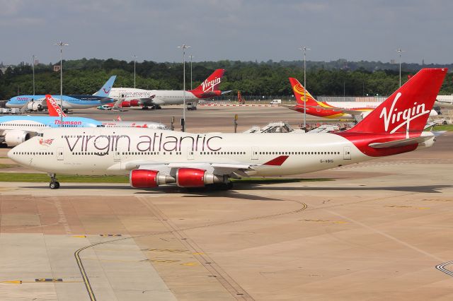 Boeing 747-400 (G-VBIG) - Level 13 Terminal 1 Car Park, Manchester UK, Wednesday 07/06/17