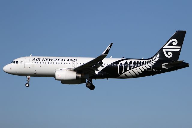 Airbus A320 (ZK-OXH) - on 26 August 2018