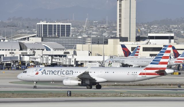 Airbus A321 (N147AA) - Arriving at LAX