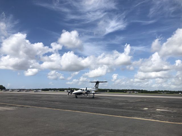 Piper Cheyenne 400 (N508PM) - On the front line at Pensacola Aviation Center.