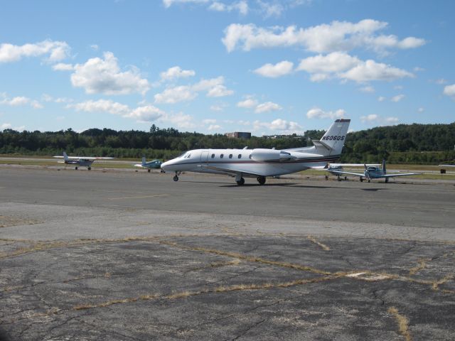 Cessna Citation Excel/XLS (N606QS) - Second Citation Excel to arrive in Fitchburg today.