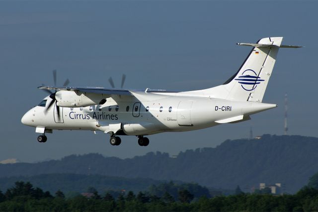 Fairchild Dornier 328 (D-CIRI) - Dornier DO-328-100  Cirrus Airlines  LSZH Zurich-Kloten Airport  Switzerland  21.June 2011