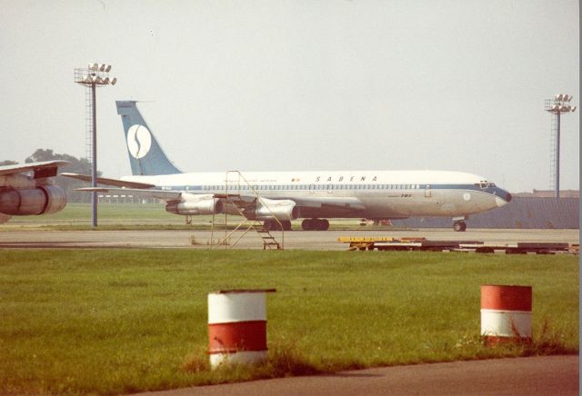 Boeing 707-300 (OO-SJJ) - Sabena B707-329C cn19162 (okt82)