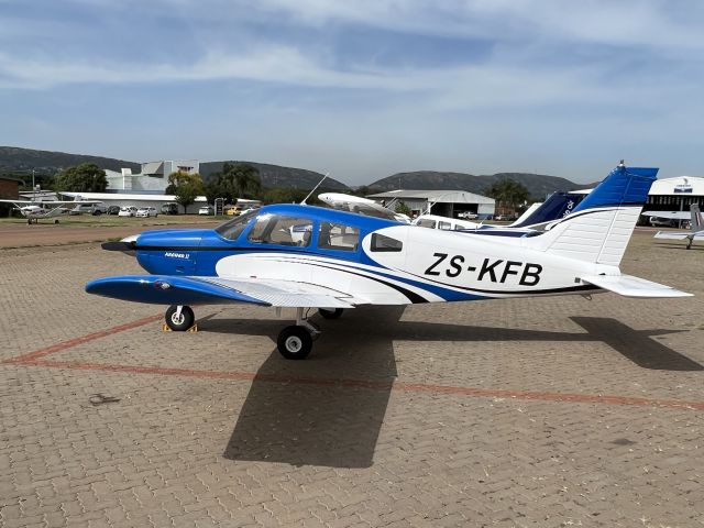 Piper Cherokee (ZS-KFB) - At Wonderboom airport, South Africa. 26 JASN 2021. 