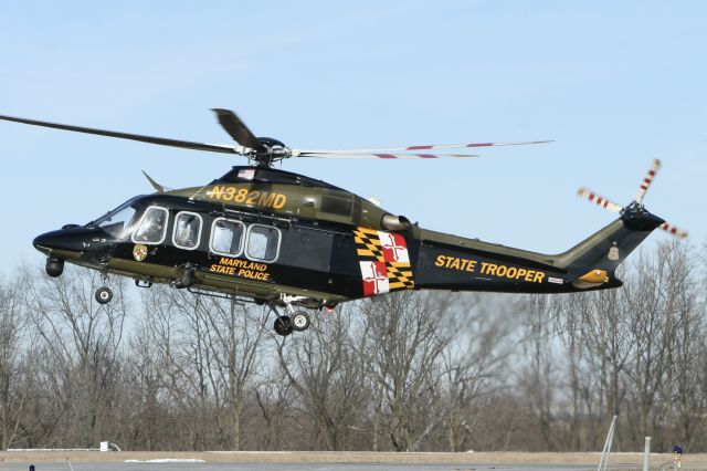 BELL-AGUSTA AB-139 (N382MD) - February 17, 2021 - landed from Hagerstown 