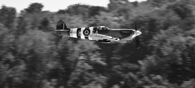 — — - The Spitfire! (This actual aircraft saw combat in WW2)