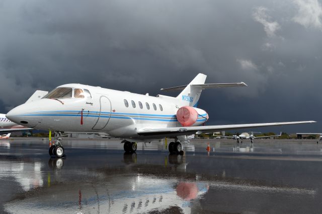 Hawker 800 (N750SG) - After a storm had passed.