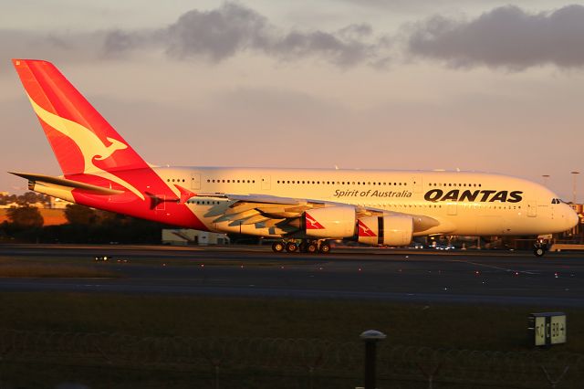 Airbus A380-800 (VH-OQI) - on 11 August 2019