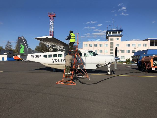 Cessna Caravan (N2065A) - Ferry flight from China to Germany. 1 OCT 2018.