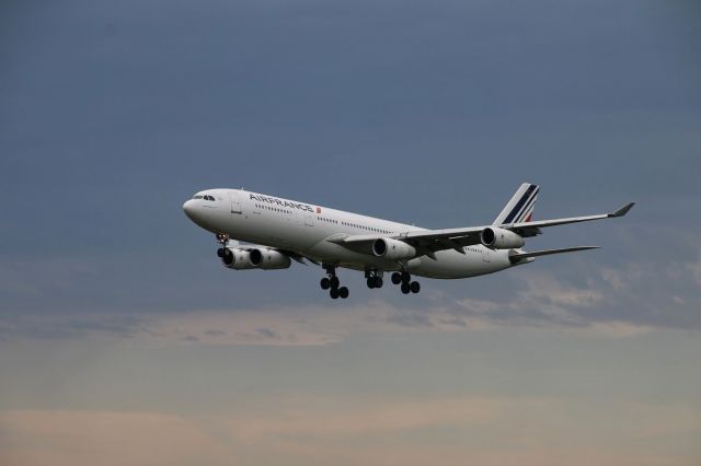 Airbus A340-300 (F-GLZC) - Taken 8/31/14 by Erica Eide.