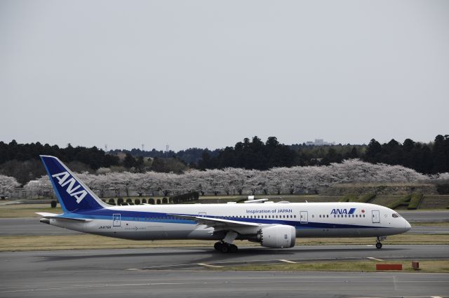 Boeing 787-9 Dreamliner (JA876A) - Taxing at Narita Intl Airport on 2017/04/10