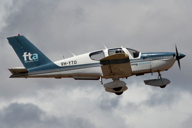 Socata Tobago (VH-YTO) - FLIGHT TRAINING ADELAIDE - SOCATA TB-10 TOBAGO - REG VH-TYO (CN 1520) - PARAFIELD ADELAIDE SA. AUSTRALIA - YPPF (18/12/2014)PHOTOGRAPH TAKEN WITH A CANON 550D AND 300MM FIXED LENSE.