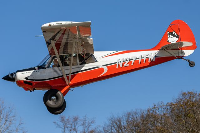 CHRISTEN Husky (N271TM) - N271TM on a short final to College Park Airport's runway 33 after a flight from Bay Bridge 