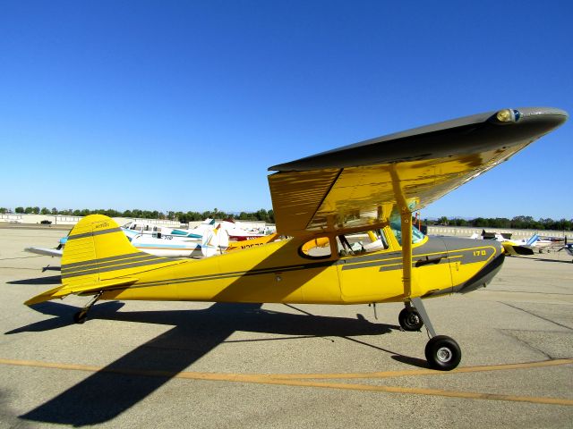 Cessna 170 (N2390D) - Parked on the ramp