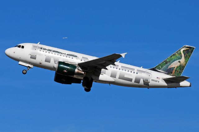 Airbus A319 (N908FR) - Airbus A319-111 (c/n 1759). October 31, 2010.