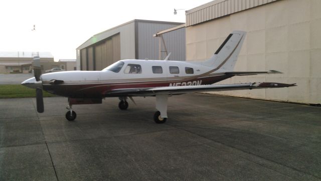 Piper Malibu Mirage (N5320N) - Parked on ramp in summer of 2016...