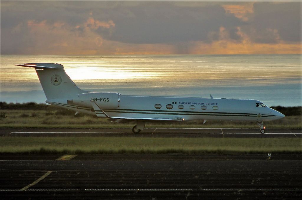 Gulfstream Aerospace Gulfstream V (5N-FGS) - Aeroporto de Santa Maria - LPAZ - Azores 08/10/2020