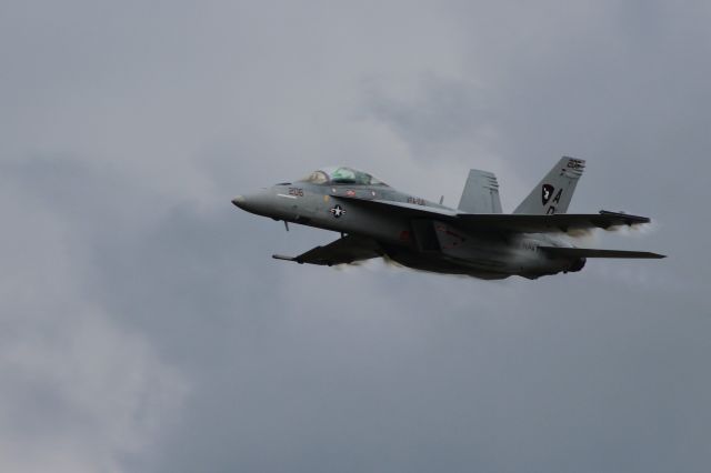 McDonnell Douglas FA-18 Hornet — - High Speed F-18 Pass EAA 2016.