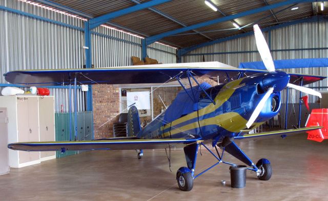 ZU-FWE — - A Buecker built under license in Poland. At Tedderfield airpark, South Africa.