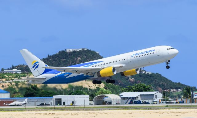 BOEING 767-300 (N706KW) - Eastern Airlines N706KW departing St Maarten