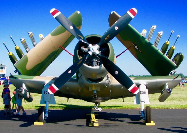 Douglas AD Skyraider (N2AD) - At Oshkosh. 1947 Douglas AD-1 Skyraider