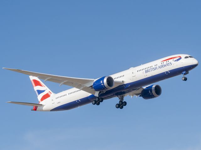BOEING 787-10 Dreamliner (G-ZBLB) - 7/9/2020 BA193 Cargo flight very short final 17C