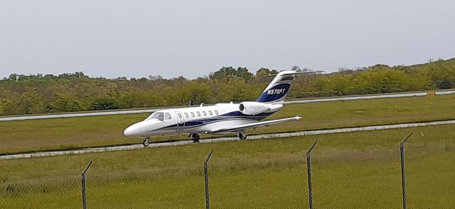 Cessna Citation CJ1 (N970PT) - Right on schedule @ 11:28am. 