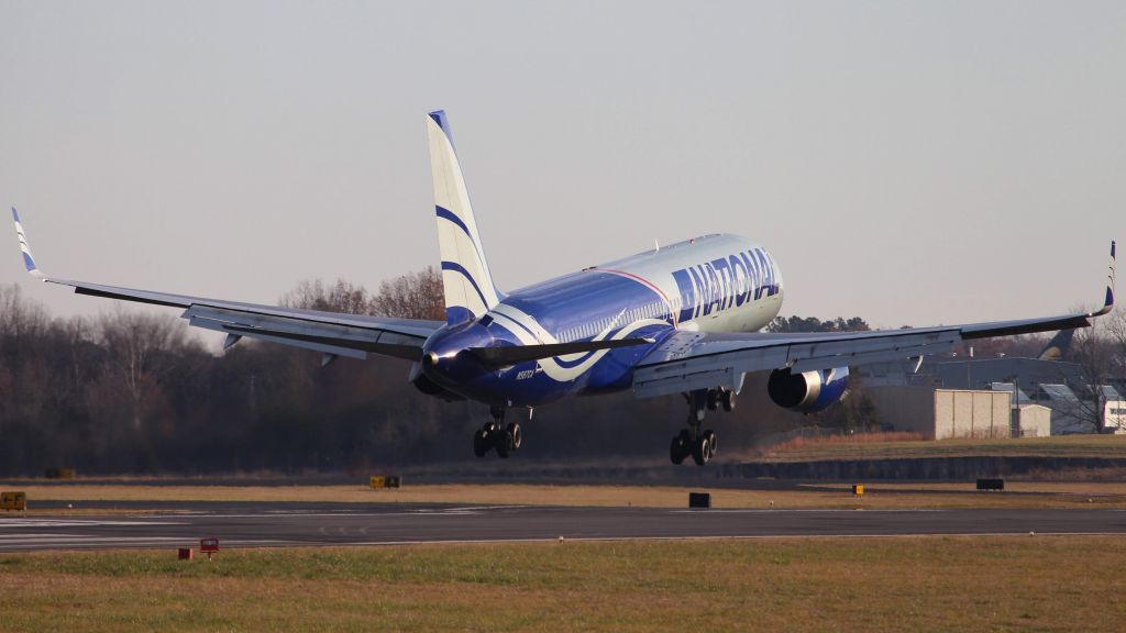 Boeing 757-200 (N567CA) - Flew Orlando-Tupelo at 16,000ft with the gear down. Descended to 5,600ft somewhere near Atlanta. Overflew Tupelo and did multiple circles over the approach end of runway 36 before finally flying north and looping around for the visual runway 18. She continued normally to Baton Rouge with Ole Miss onboard an hour later. 