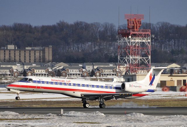 Embraer ERJ-145 (N807AE) - Seen at KDCA on 2/21/2010