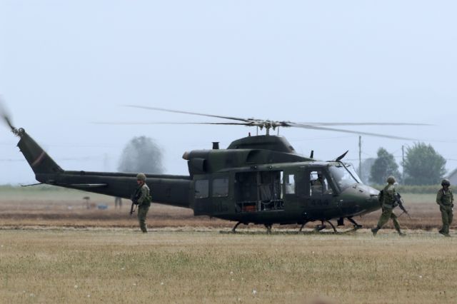 CICARE CH-14 Aguilucho — - A CH-146 Griffen performing a demonstration landing at the Abbotsford International Airshow.