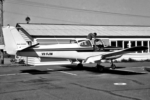 VH-FJM — - FUJI FA-200-180 AERO SUBARU - REG VH-FJM (CN 28) - MORRABBIN AIRPORT VIC. AUSTRALIA - YMMB 18/7/1972