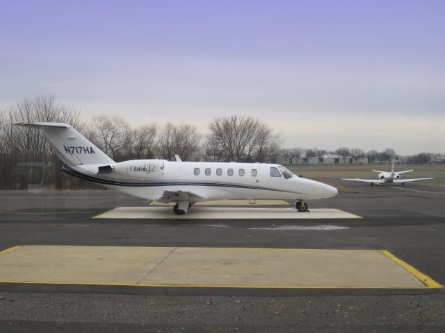 Cessna Citation CJ2+ (N717HA) - This Twin Engine Citation Jet is shown here in the Fall of 2010 enjoying some Tarmac Time.