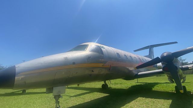 Embraer EMB-120 Brasilia — - This Embraer EMB-120 Brasilia in the MAB Memorial Aeroespacial Brasileiro Museum on permanent static display in São Jose Dos Campos, Brasil just outside the Embraer Factory 