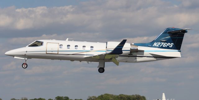 Learjet 31 (N276PS) - A Learjet 31A just prior to arriving Runway 36 at Pryor Field Regional Airport, Decatur, AL - April 27, 2018.