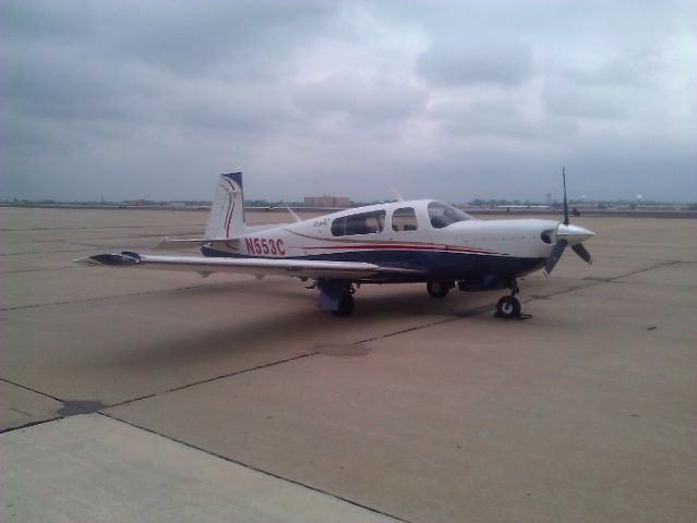 Mooney M-20 Turbo (N553C) - April 7, 2012 at Will Rogers World Airport in Oklahoma City