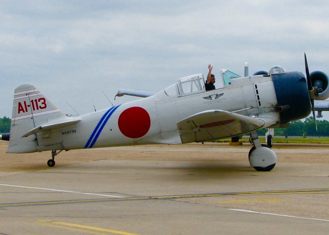 North American T-6 Texan (N15799) - At Barksdale Air Force Base.    CANADIAN CAR & FOUNDRY HARVARD MK IV