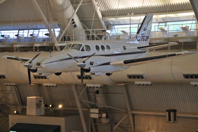 Beechcraft Queen Air (65) (N275DP) - Seen at the Udvar-Hazy Museum at KIAD on 6/6/2009.