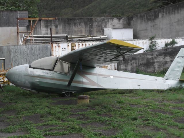 Unknown/Generic Glider (N779S) - An old glider spending its remaining days on the side of the beach in Hawaii. A good view to retire with . This is a big glider and sky diving airport