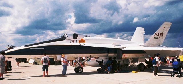 McDonnell Douglas FA-18 Hornet (N850NA) - NASA F/A-18A, N850NA, at Barksdale AFB Airshow in 2005.