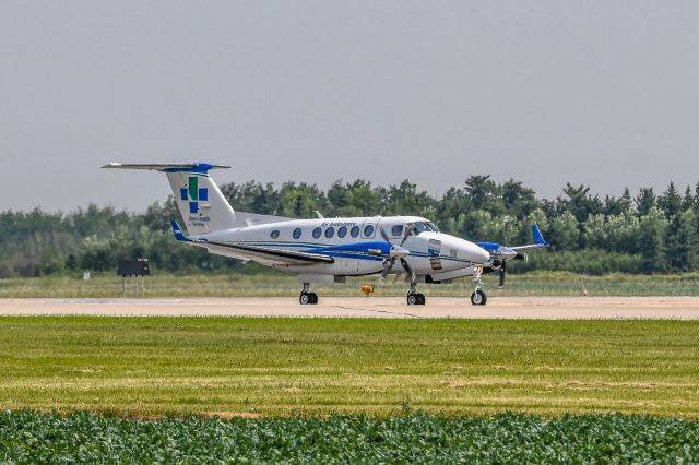 Bombardier Global 5000 (C-GLUN) - Alberta Health Services Air Medical Plane - CanWest