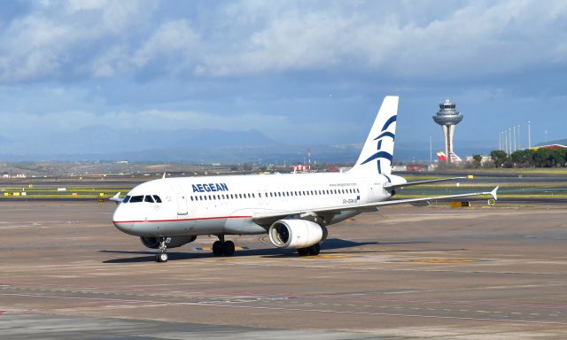 Airbus A320 (SX-DGN) - Aegean Airlines Airbus A320-232 SX-DGN in Madrid 