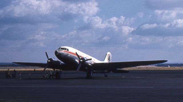 Douglas DC-3 — - Middle East Airlines DC-3 on parking ramp at Beirut International Airport, 1962.