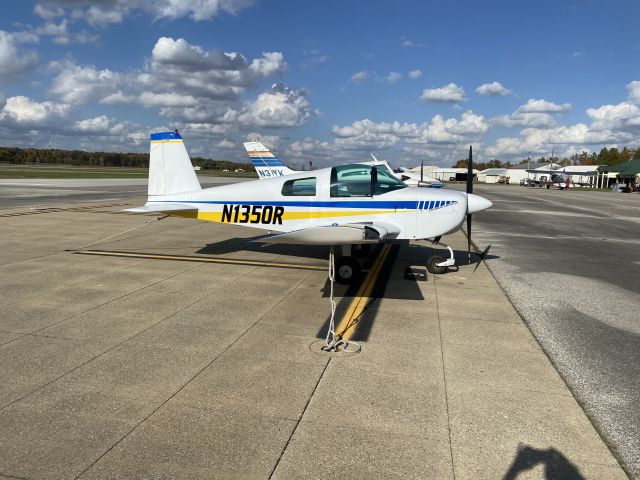 Grumman AA-5 Tiger (N1350R) - Snapshot taken at Madison, IN on 10/22/2020.