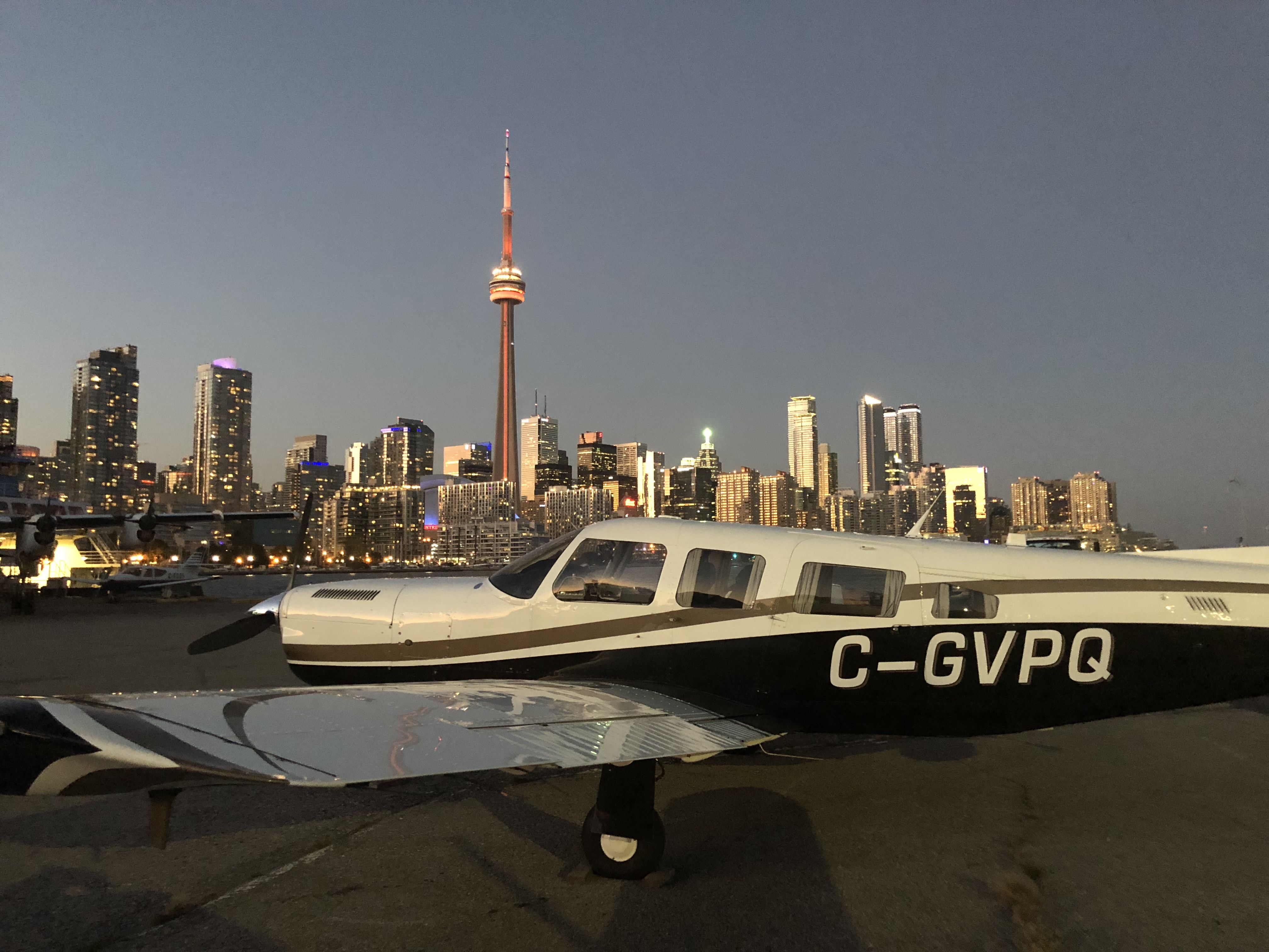 Piper Saratoga (C-GVPQ) - Ramp at FBO Toronto 