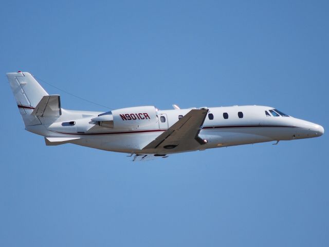 Cessna Citation Excel/XLS (N901CR) - Departing runway 20 KJQF - 3/18/09