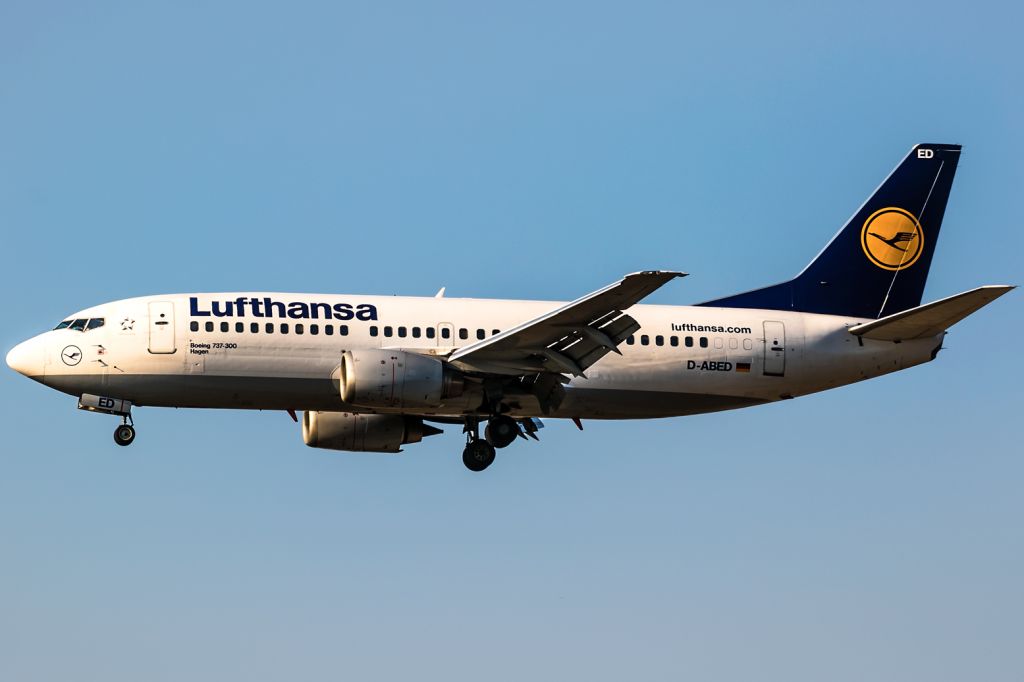 BOEING 737-300 (D-ABED) - one of the last seven in the Lufthansa Fleet!