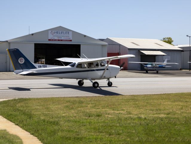 Cessna Skyhawk (VH-YGU) - Taxiing out for a training flight. Jandakot near Perth, Australia. 10-OCT-2024.