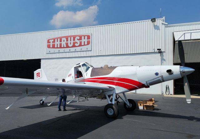 N8006C — - Delivery and hand over of a Thrush 510-P2 to Brazilian buyer today at Thrush Aircraft LLC facility in Albany, Georgia Airport code KABY