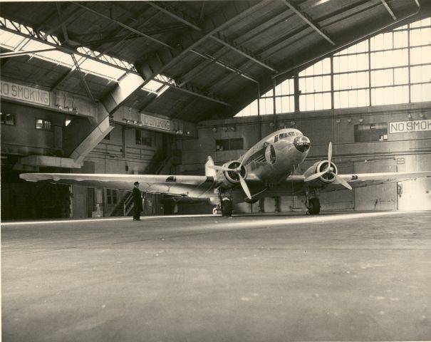 Douglas DC-3 — - This is the Eastern Air Lines DC-3 that is in the Smithsonian Museum. My dad took this shot on a timer as he too is looking at the passing of an era. 